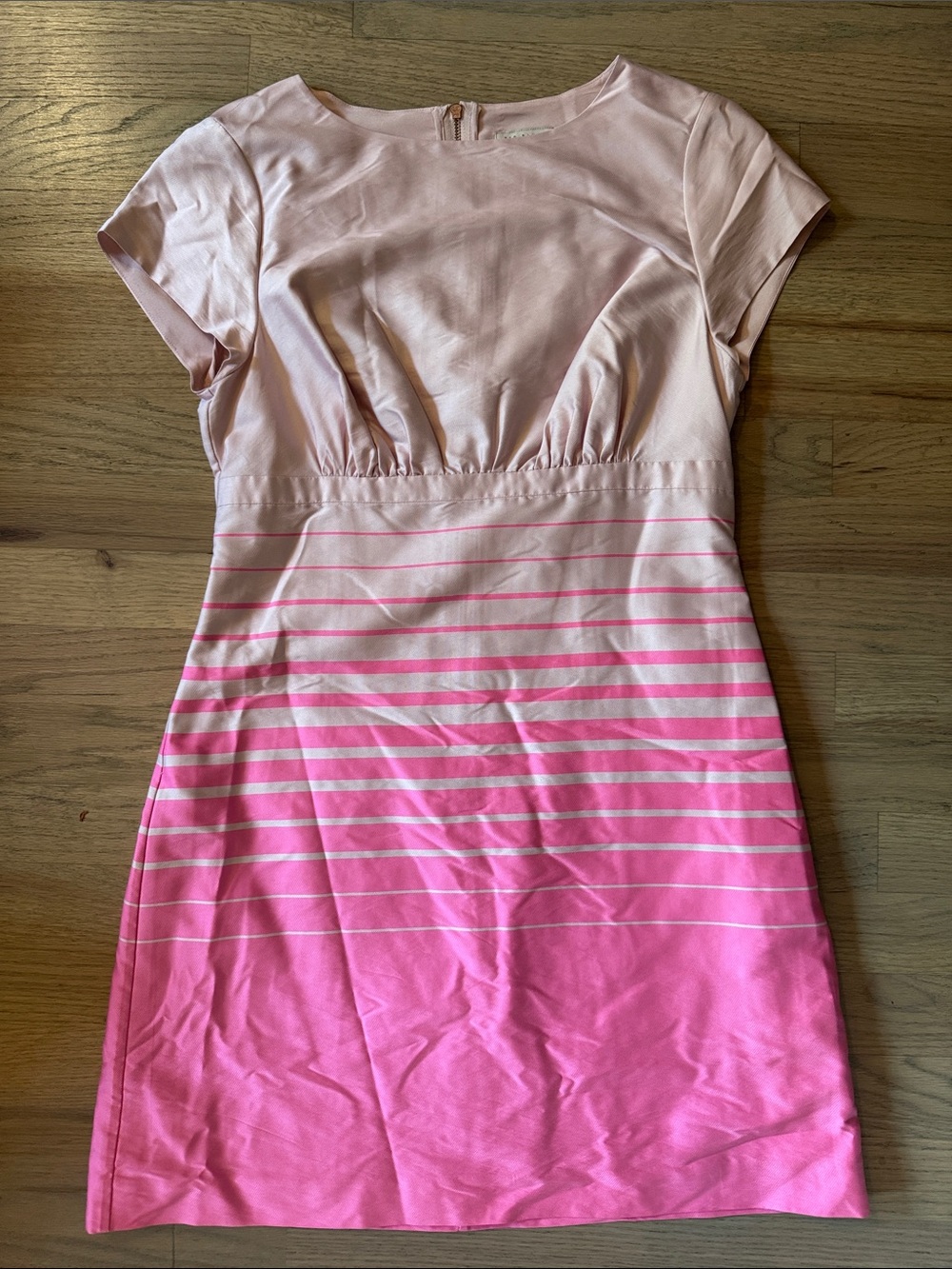 Ted Baker Pink Ombre Stripe Sheath Dress